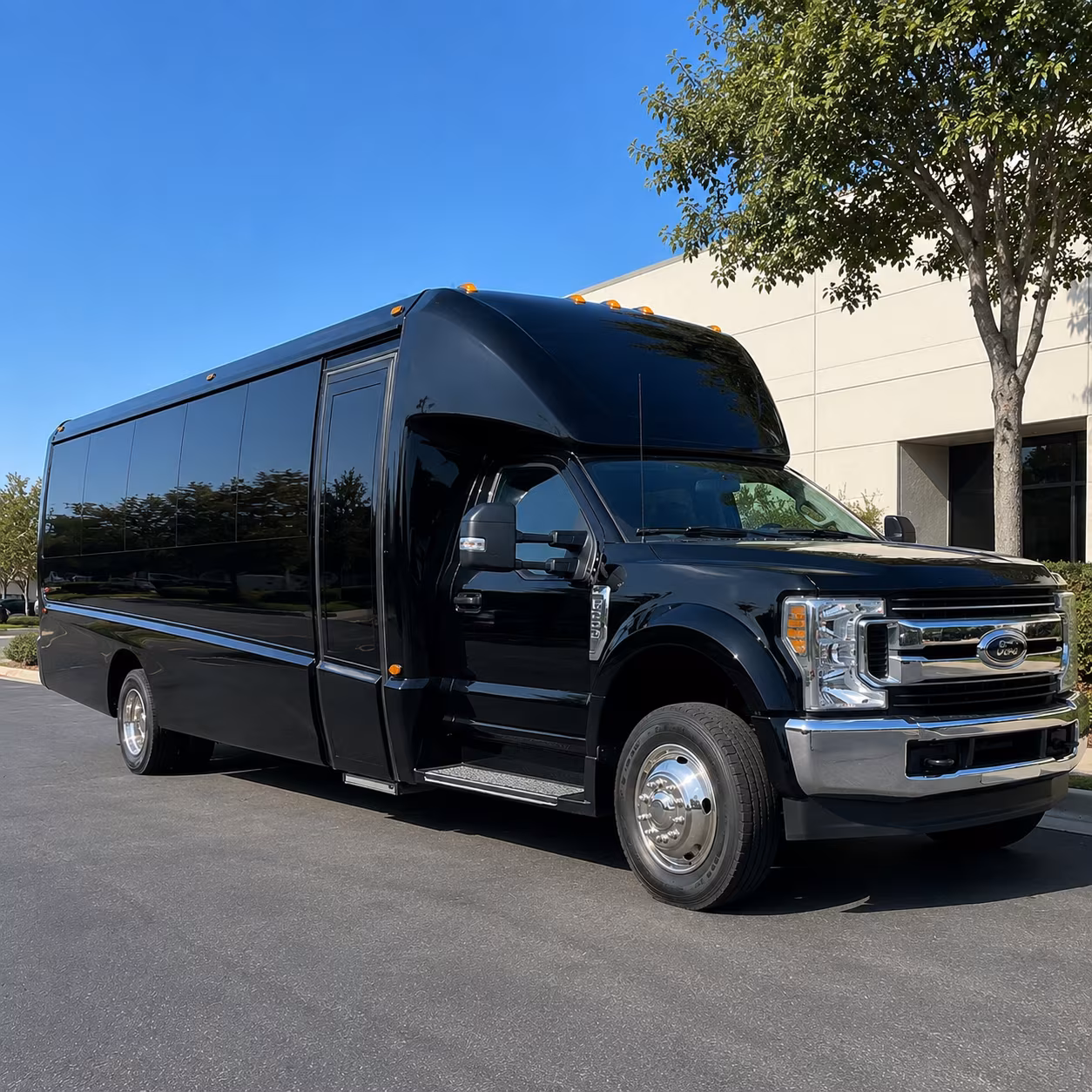 Jacksonville Airport Shuttle & Transportation party bus exterior