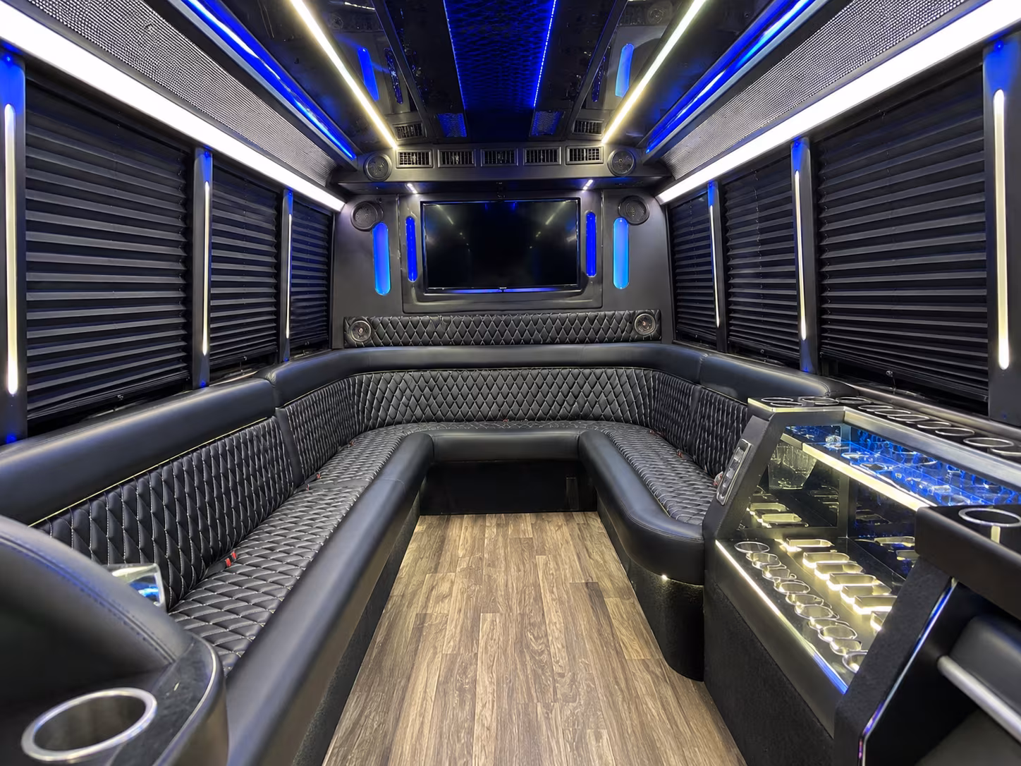 Jacksonville Bachelor & Bachelorette Transportation party bus exterior