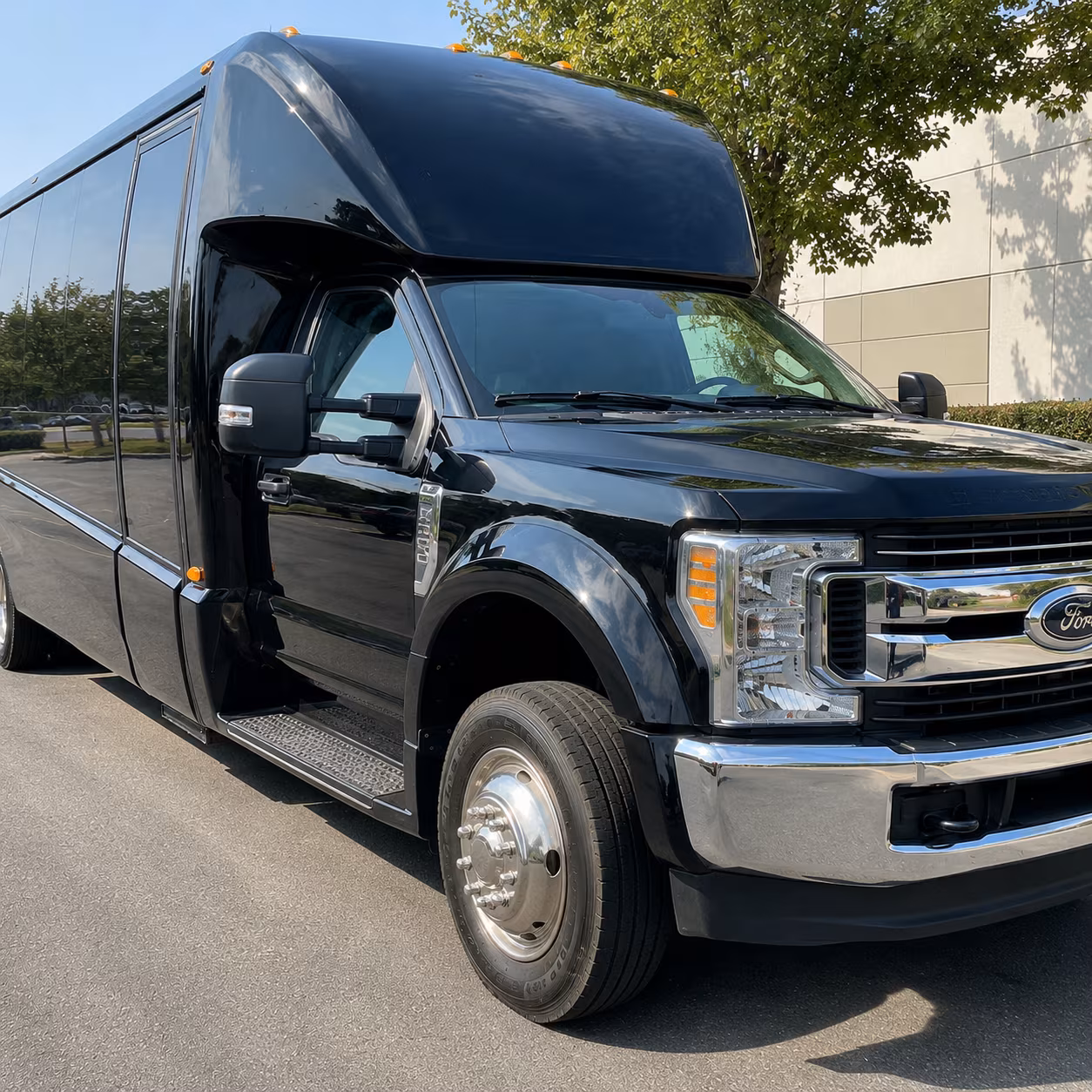 Jacksonville Corporate Transportation party bus exterior