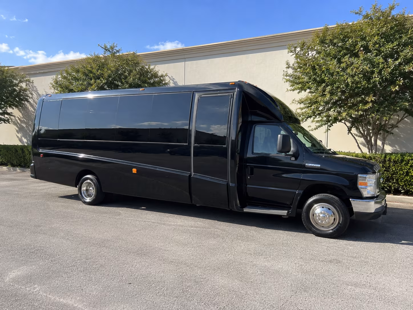 Jacksonville Private Event Transportation party bus exterior
