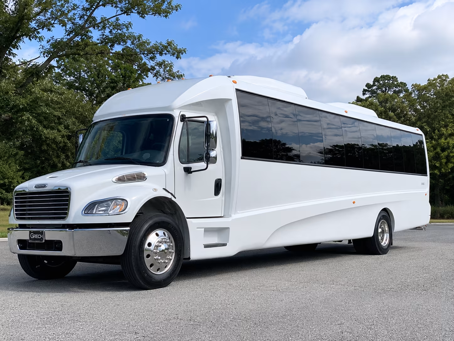 Jacksonville Private Event Transportation party bus exterior