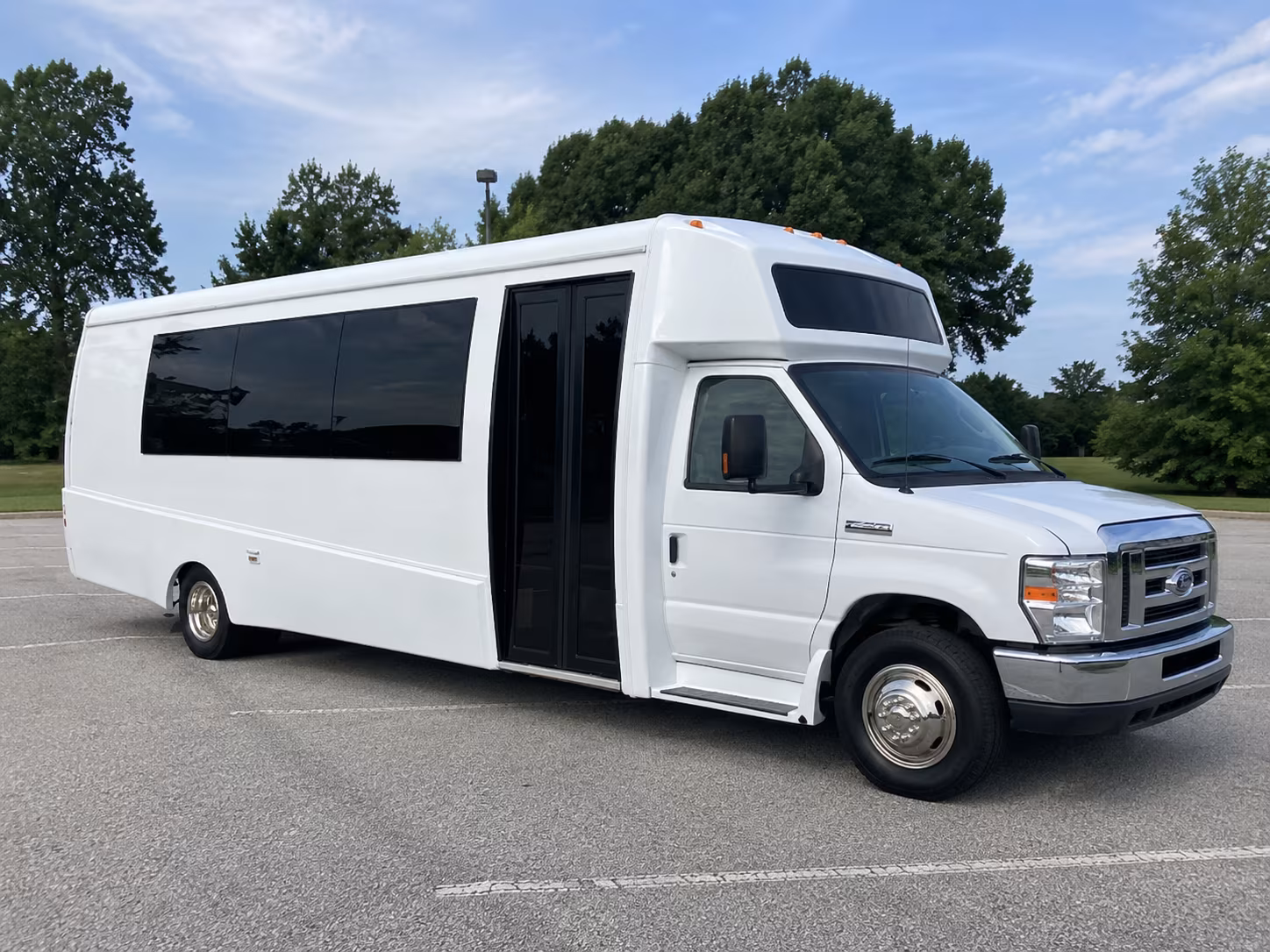 Jacksonville Private Event Transportation party bus exterior