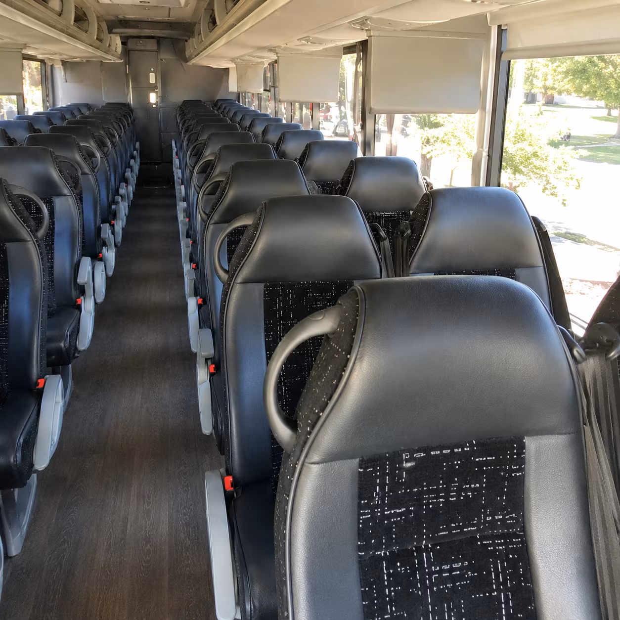 Jacksonville School Event Transportation party bus exterior