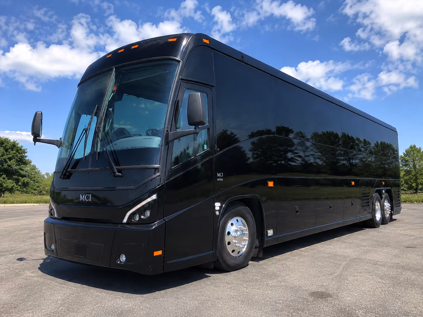 Jacksonville School Event Transportation party bus exterior