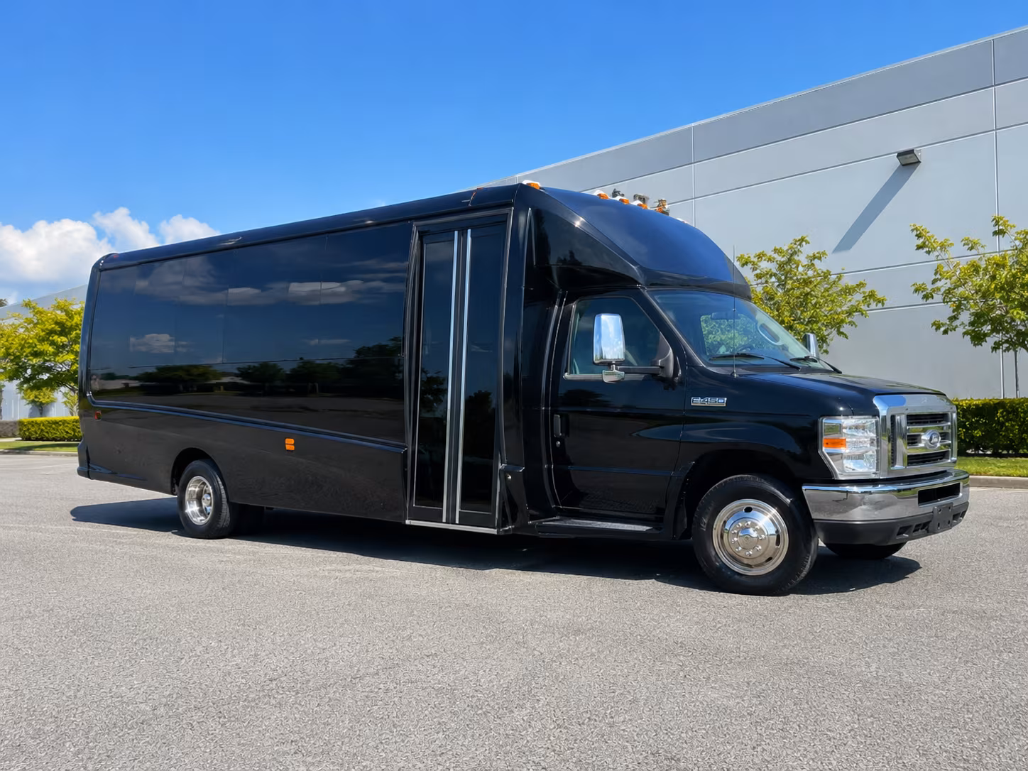 Jacksonville Sporting Event Transportation party bus exterior