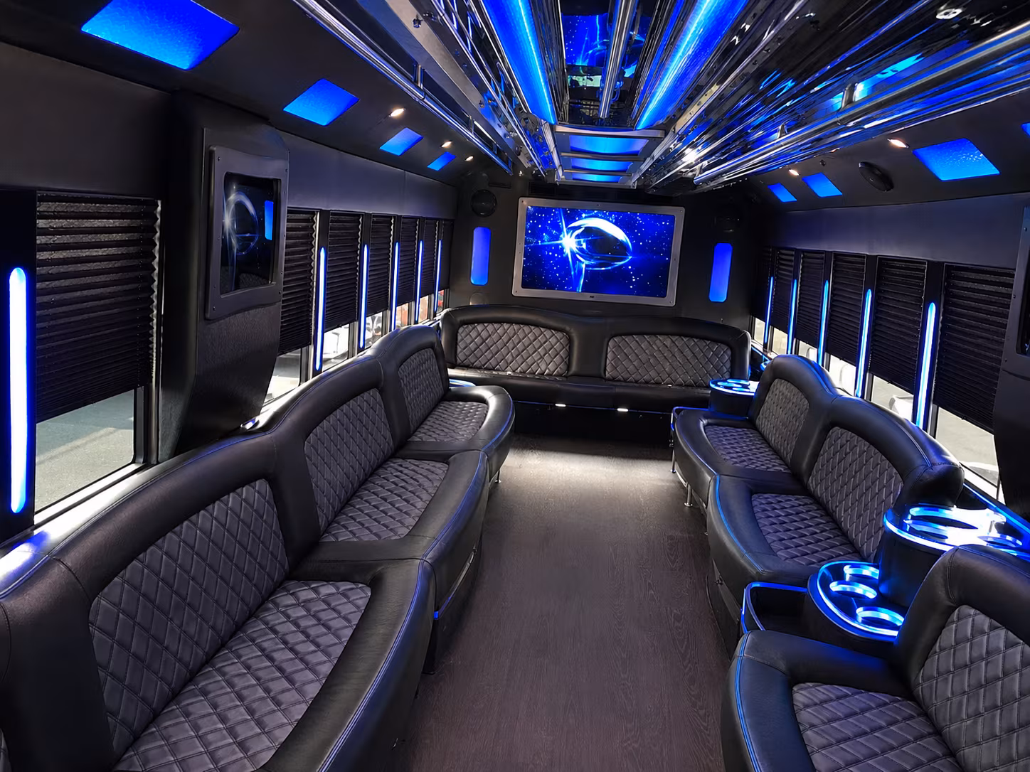 Jacksonville Sporting Event Transportation party bus exterior