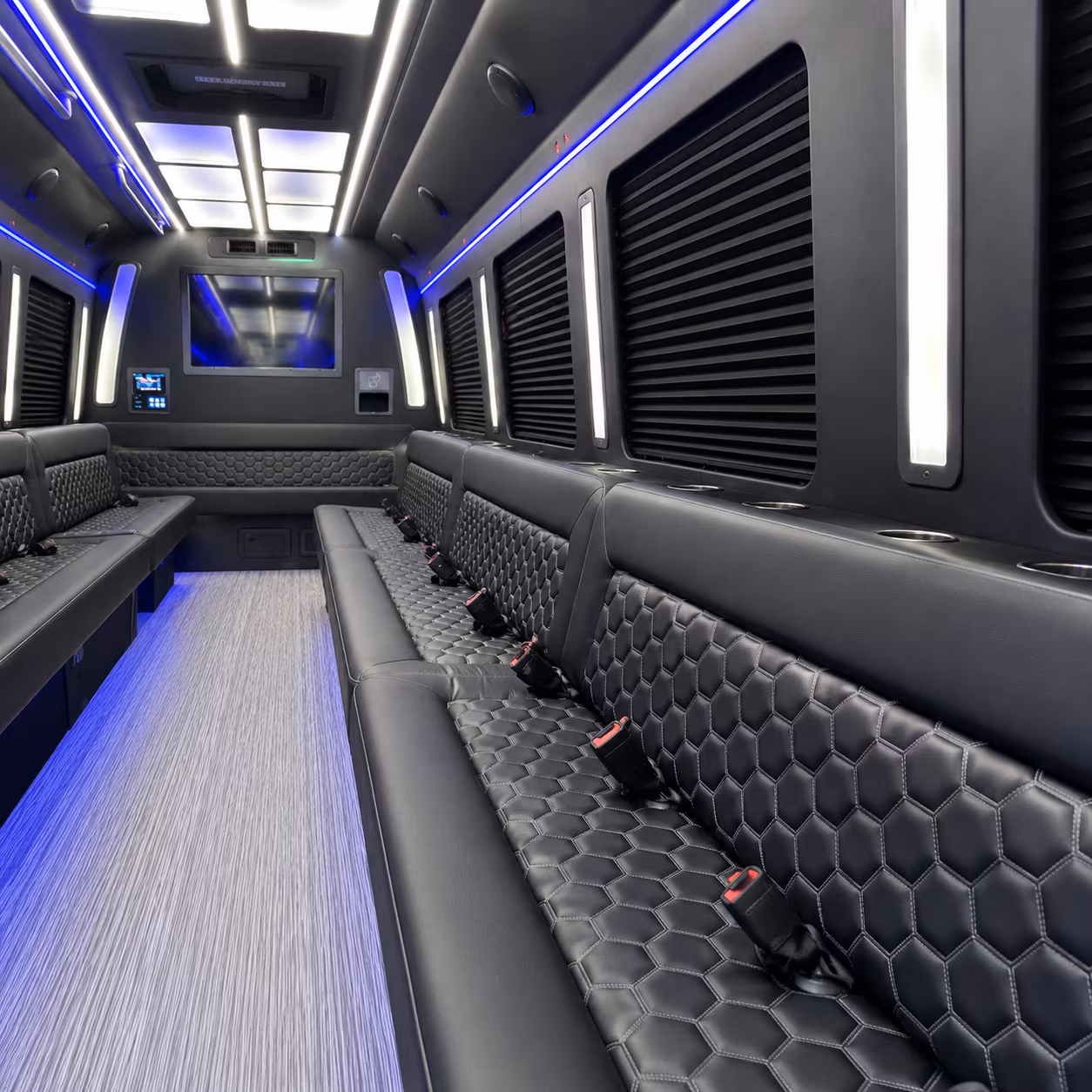 Jacksonville Wedding Transportation party bus exterior