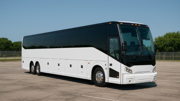 Exterior of Charter Bus Company Jacksonville's 45 Passenger Charter Bus in Jacksonville