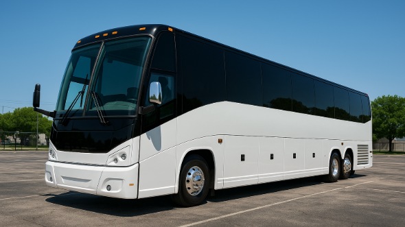 Exterior of Jacksonville Party Bus Company's 50 Passenger Party Bus in Jacksonville