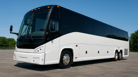 Exterior of Charter Bus Company Orlando's 50 Passenger Party Bus in Orlando