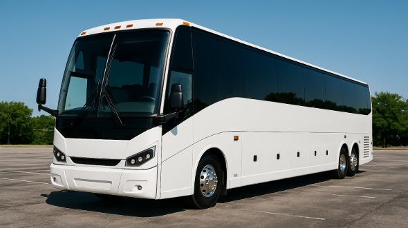 Exterior of Charter Bus Company Palm Coast's 50 Passenger Party Bus in Palm Coast