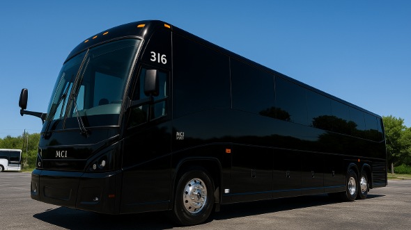 Exterior of Charter Bus Company Spring Hill's 50 Passenger Party Bus in Spring Hill